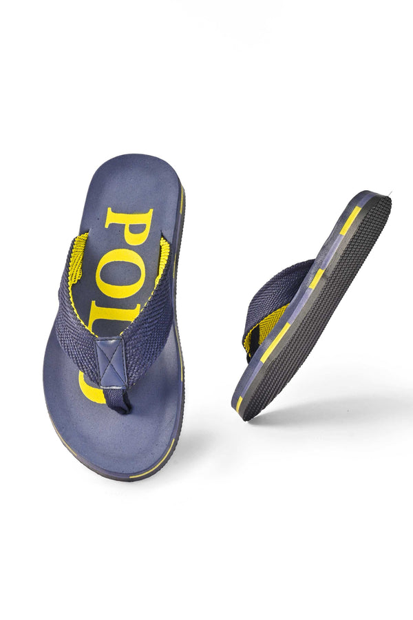 Elo Polo Republica Men's Eindhoven Soft Flip Flops Black & Yellow