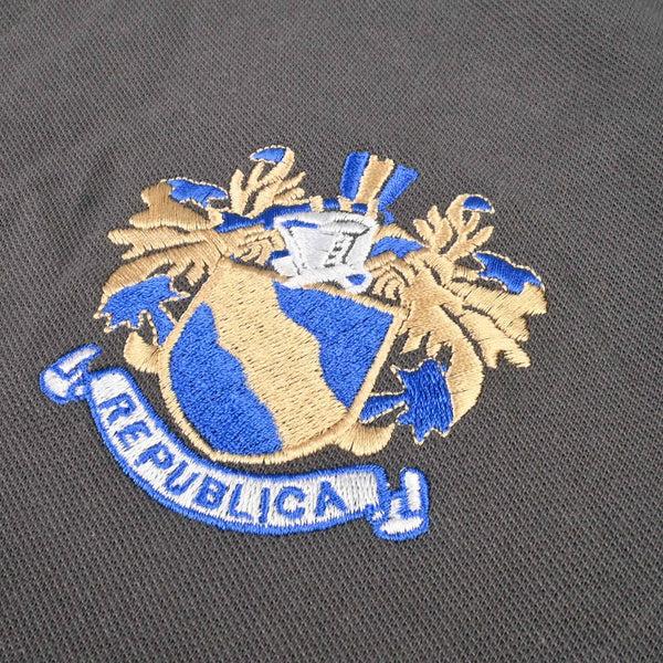 Elo Polo Republica Men's Emblem & 8 Embroidered Short Sleeve Polo Shirt Graphite