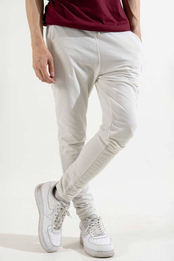 Elo Polo Republica Men's Essentials Activewear Slim-Fit Joggers Off White