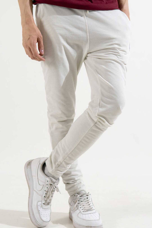 elo Polo Republica Men's Essentials Activewear Slim-Fit Joggers Off White