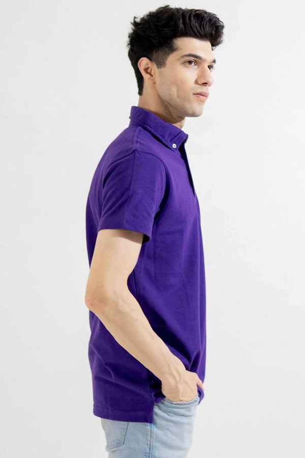 Elo Polo Republica Men's Essentials Jetson Button Down Short Sleeve Polo Shirt Navy