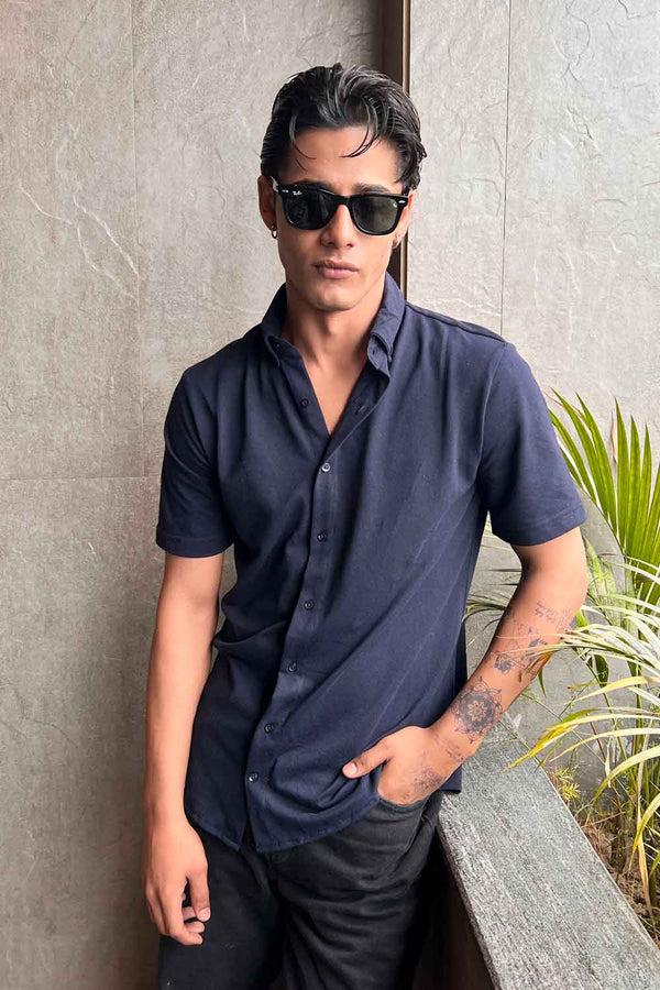 Elo Polo Republica Men's Essentials Short Sleeve Pique Casual Shirt Sky
