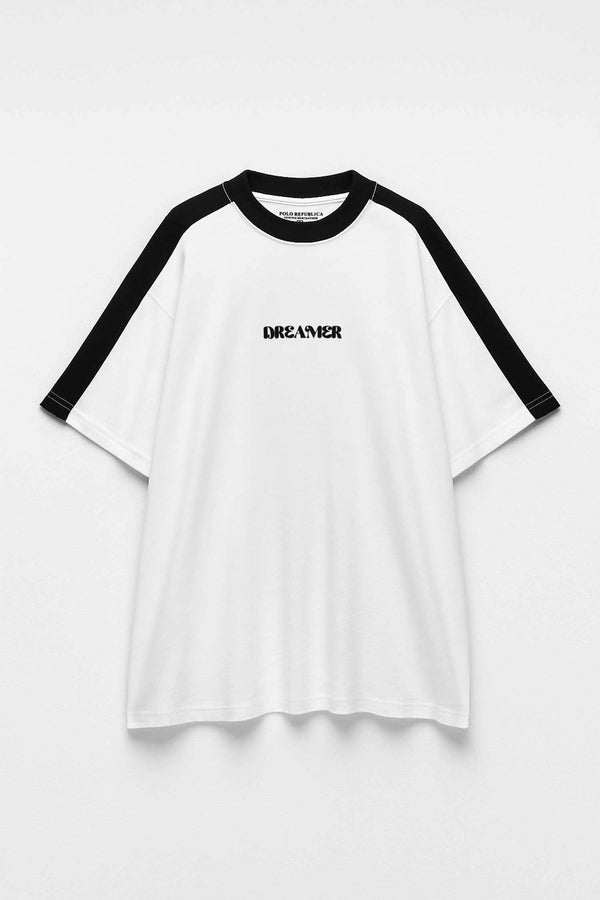 Elo Polo Republica Men's Extended Neck Oversized Tee Shirt Black