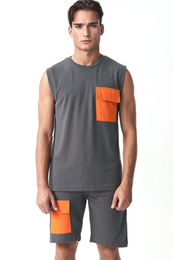 elo Polo Republica Men's Flap Pocket Twin Set Graphite