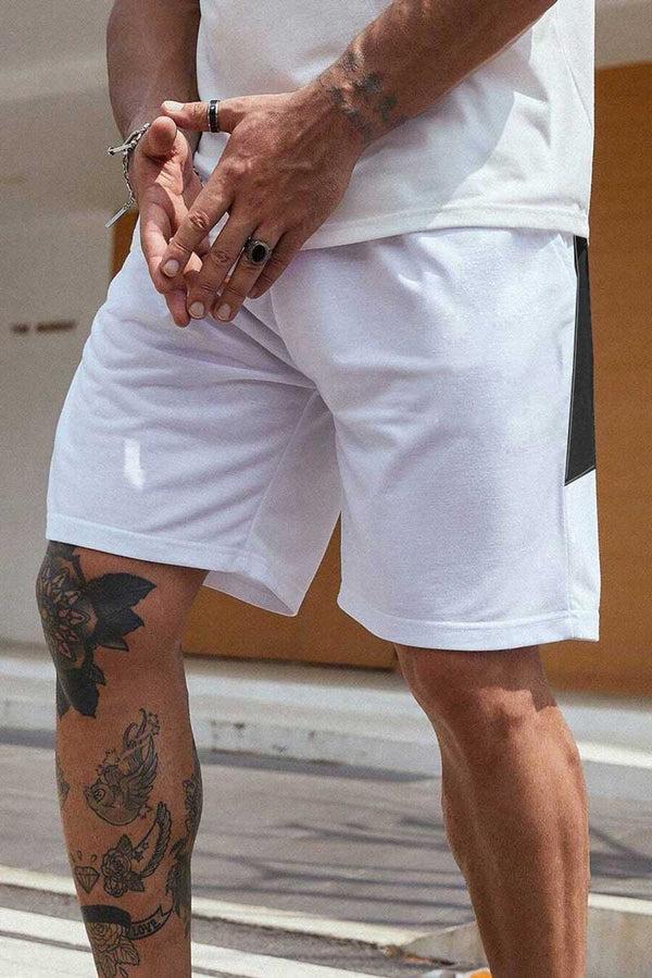 Elo Polo Republica Men's Foshan Contrast Panel Pique Shorts Red