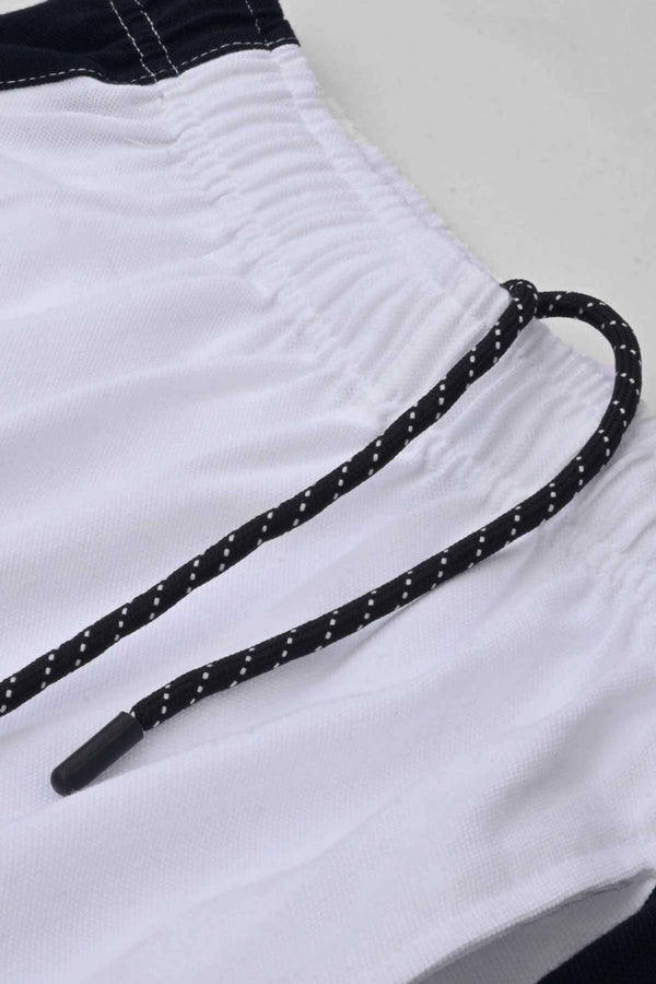 Elo Polo Republica Men's Foshan Contrast Panel Pique Shorts Red