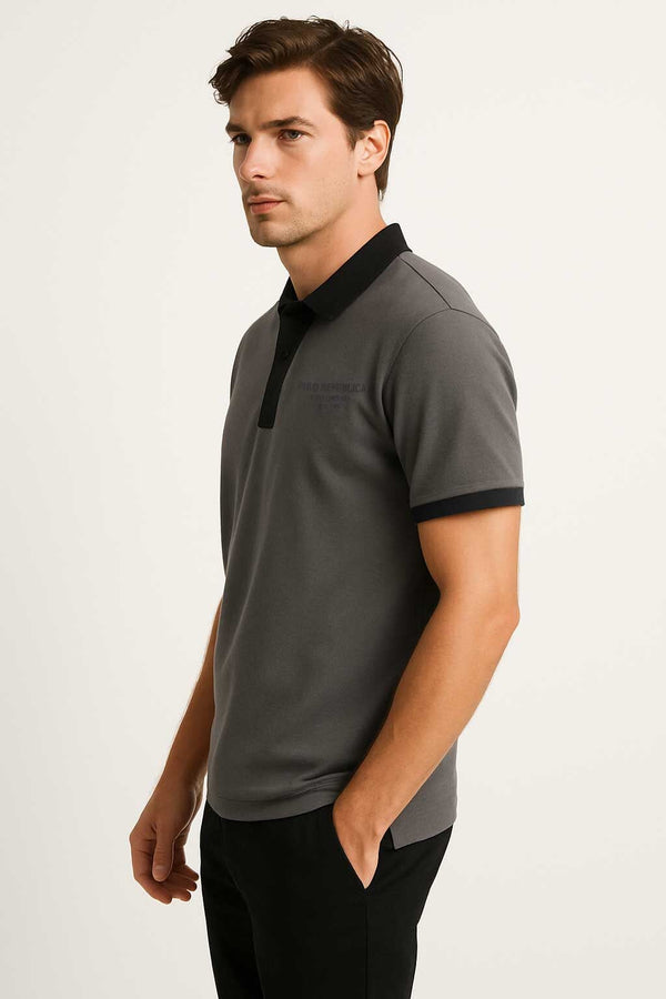 Elo Polo Republica Men's Great Britain Polo Shirt Graphite