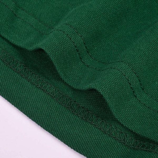 Elo Polo Republica Men's Horse Emblem & 8 Embroidered Short Sleeve Polo Shirt Bottle Green