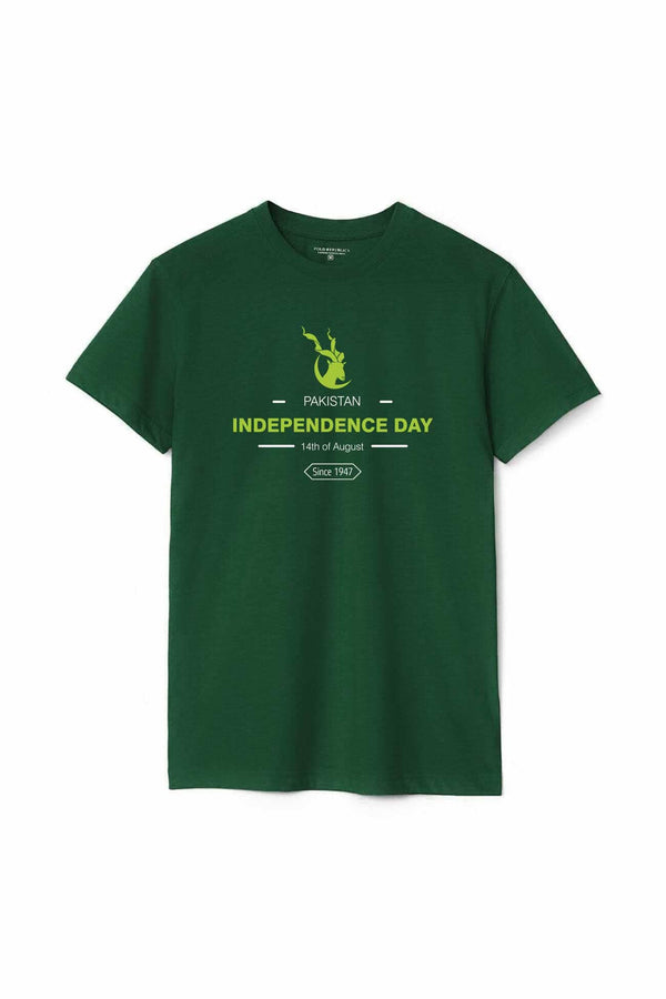 Elo Polo Republica Men's Independence Day Tee Shirt Bottle Green
