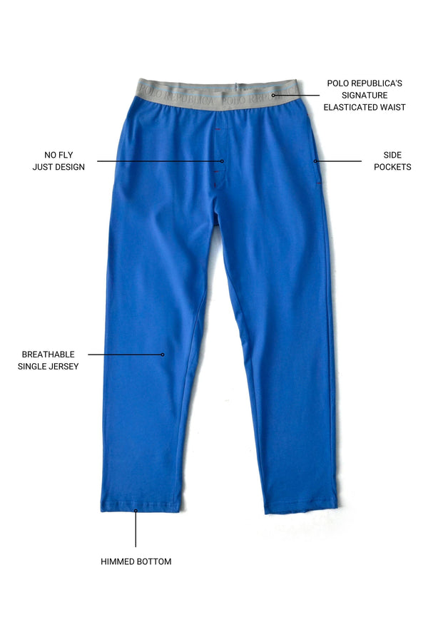 Elo Polo Republica Men's Jersey Lounge Pants Stone Grey