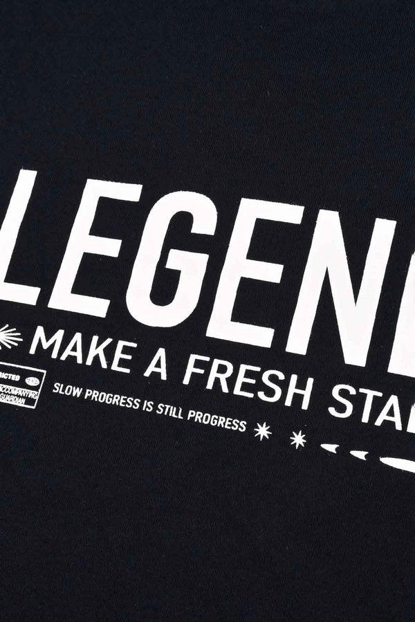 Elo Polo Republica Men's Legend Printed Crew Neck Tee Shirt Navy