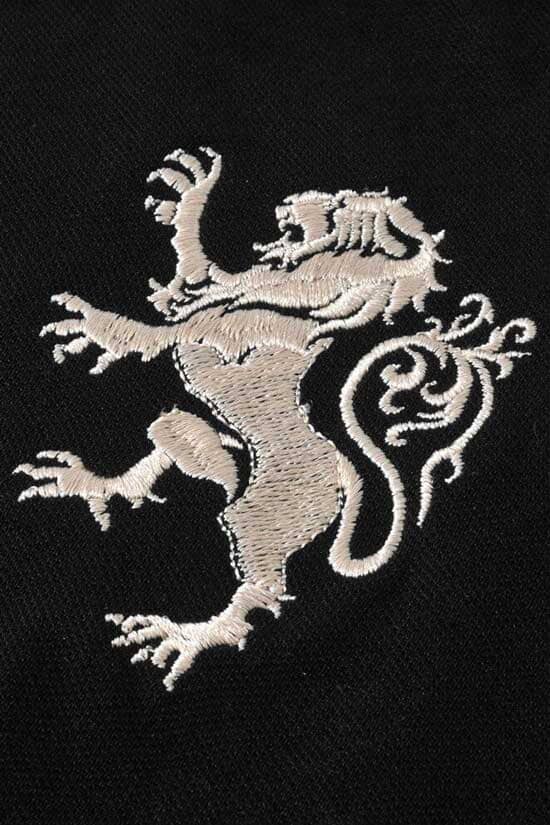 Elo Polo Republica Men's Lion & Polo Embroidered Short Sleeve Polo Shirt Black