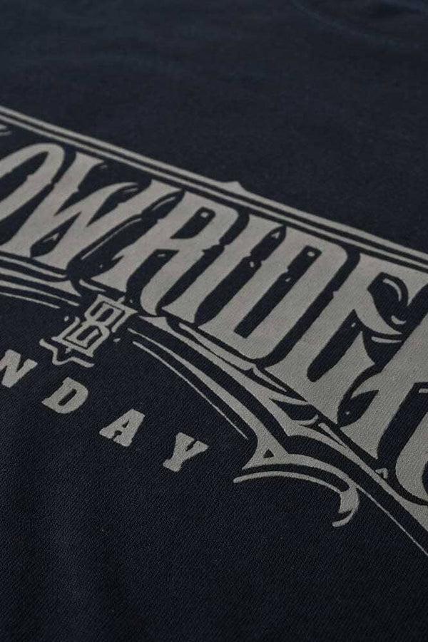 Elo Polo Republica Men's Low Rider Printed Crew Neck Tee Shirt Navy
