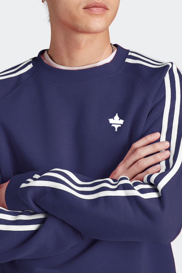 Elo Polo Republica Men's Maple Leaf Embroidered Terry Sweat Shirt Black