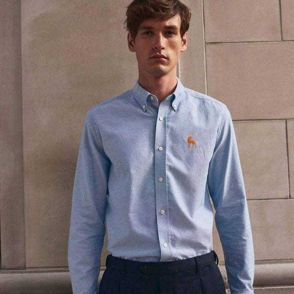 Elo Polo Republica Men's Moose Embroidered Premium Casual Shirt Red