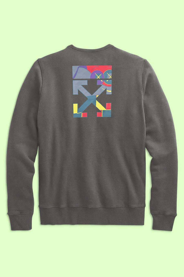 Elo Polo Republica Men's NBA Bear Printed Long Sleeve Sweat Shirt Mud