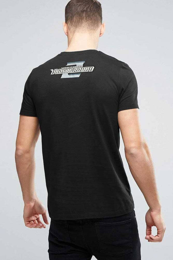 Elo Polo Republica Men's Need For Speed Printed Short Sleeve Tee Shirt Black