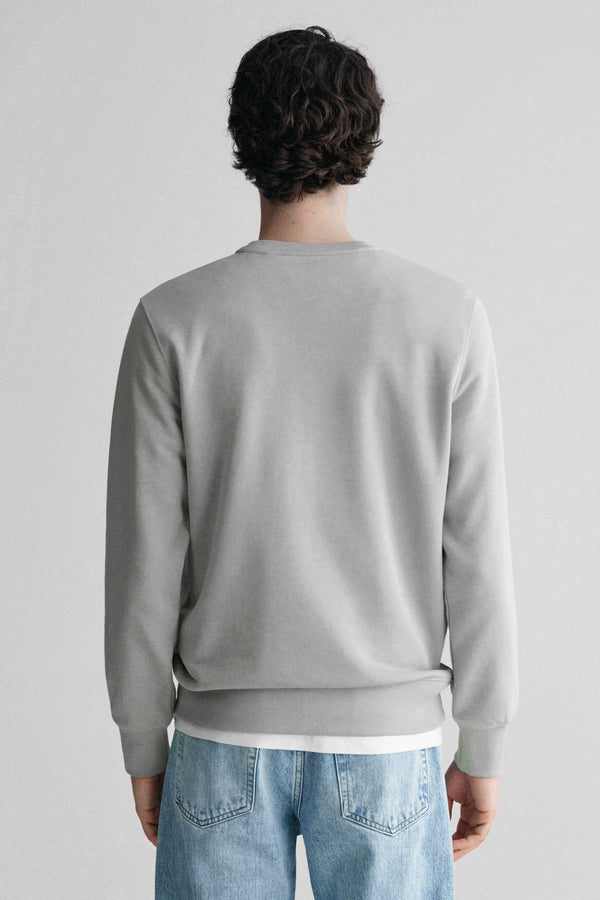 Elo Polo Republica Men's New York Printed Fleece Sweat Shirt Stealth Grey