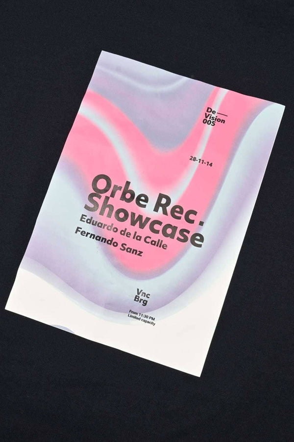 Elo Polo Republica Men's Orbe Rec Printed Crew Neck Tee Shirt Navy