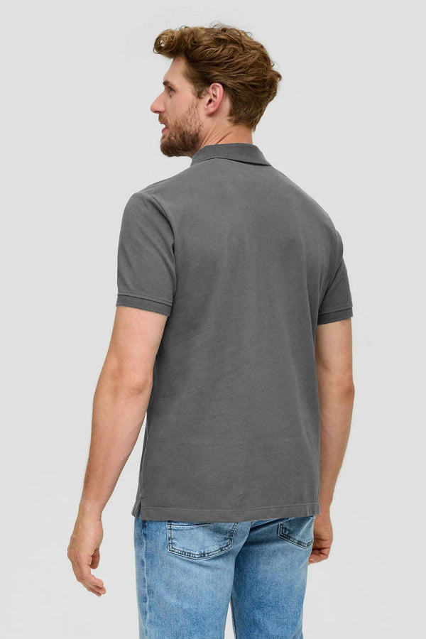 Elo Polo Republica Men's PakWheels Formula 1 Printed Short Sleeve Polo Shirt Graphite