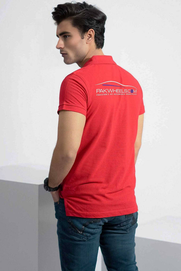 Elo Polo Republica Men's PakWheels Mercedes Polo Shirt Red