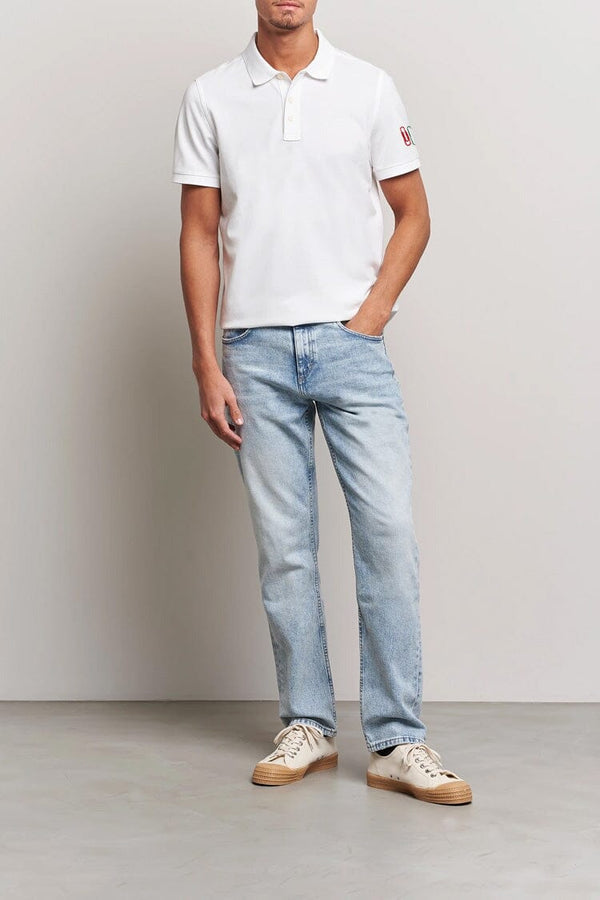 Elo Polo Republica Men's Paper Clips Embroidered Polo Shirt Black