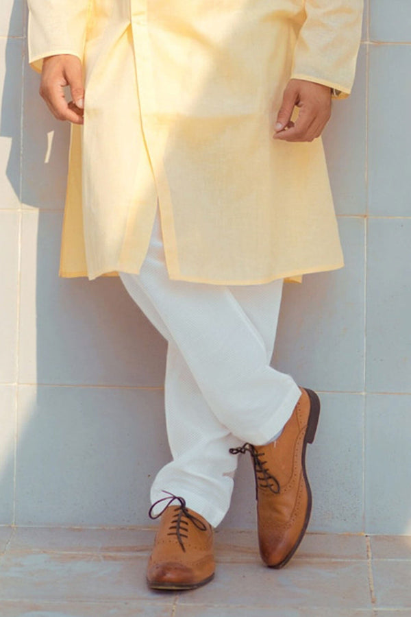 Elo Polo Republica Men's Pique Eastern Pyjama White