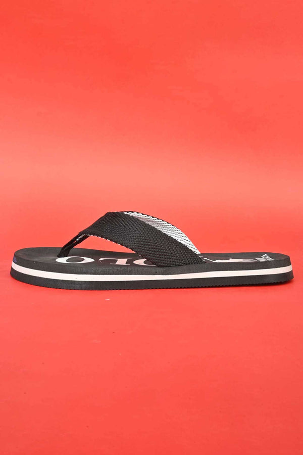 Elo Polo Republica Men's Polo Pony Ultra-Light Soft Flip Flops Slippers Black & Green