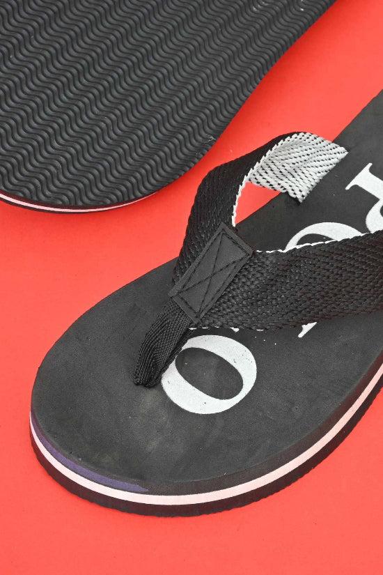 Elo Polo Republica Men's Polo Pony Ultra-Light Soft Flip Flops Slippers Black & Green