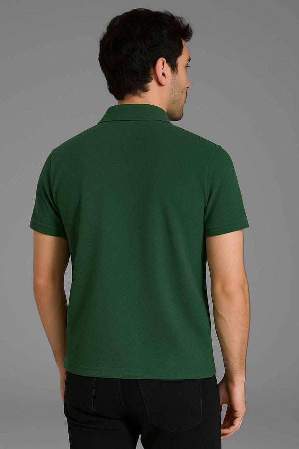 Elo Polo Republica Men's Portugal Polo Shirt Bottle Green