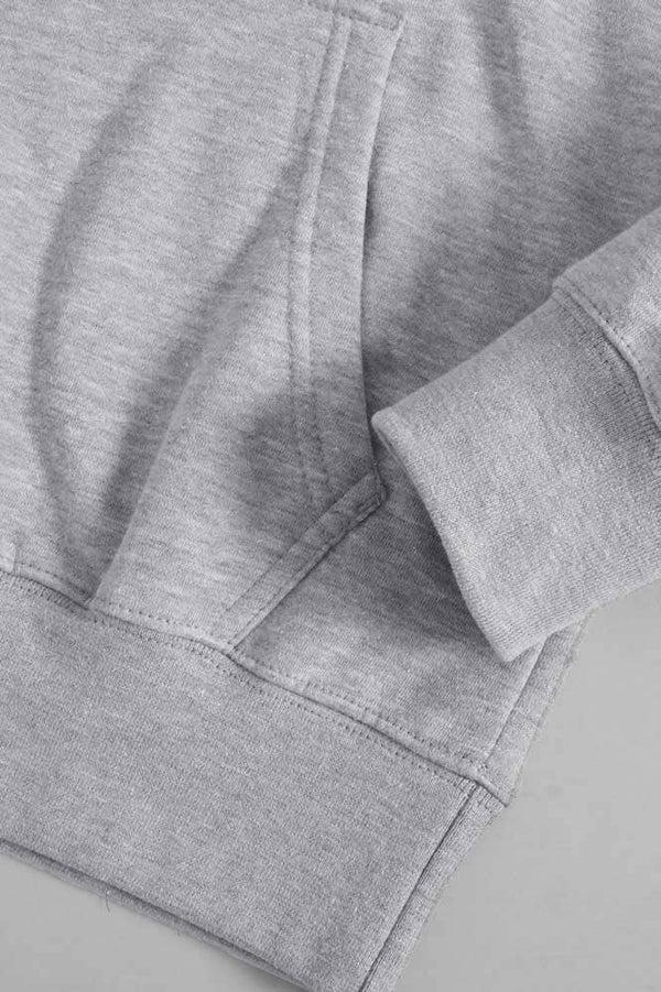 Elo Polo Republica Men's PR Crest Printed Fleece Pullover Hoodie Heather Grey