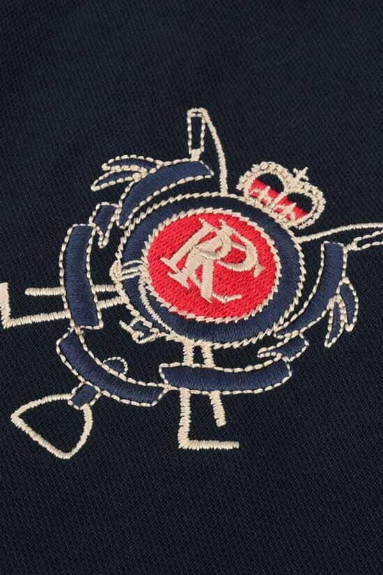 Elo Polo Republica Men's PRC Crest & 4 Embroidered Polo Shirt Navy