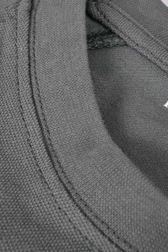 Elo Polo Republica Men's PRC Crest Embroidered Raglan Sleeve Pique Tee Shirt Slate Grey