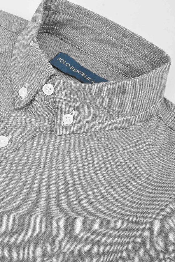 Elo Polo Republica Men's Premium Casual Shirt Slate Grey