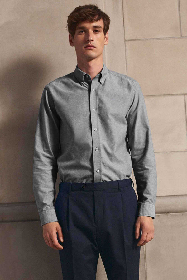 elo Polo Republica Men's Premium Casual Shirt Slate Grey