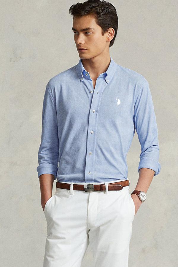 Elo Polo Republica Men's Premium Pony Embroidered Plain Casual Shirt II Red