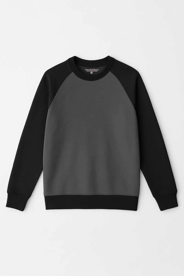 Elo Polo Republica Men's Raglan Sleeve Fleece Sweat Shirt Aqua