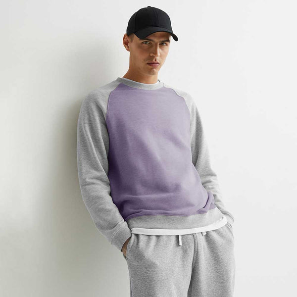 Elo Polo Republica Men's Raglan Sleeve Fleece Sweat Shirt Aqua