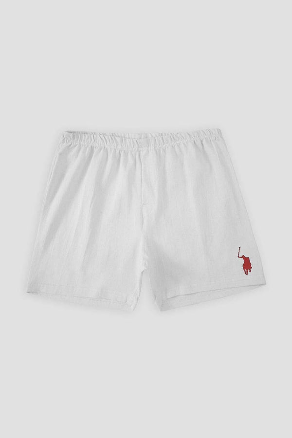 Elo Polo Republica Men's Signature Pony Boxer Shorts White