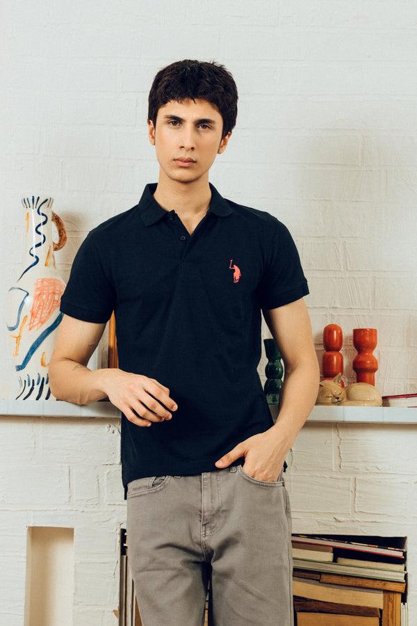 Elo Polo Republica Men's Signature Pony Embroidered Short Sleeve Polo Shirt Bottle Green