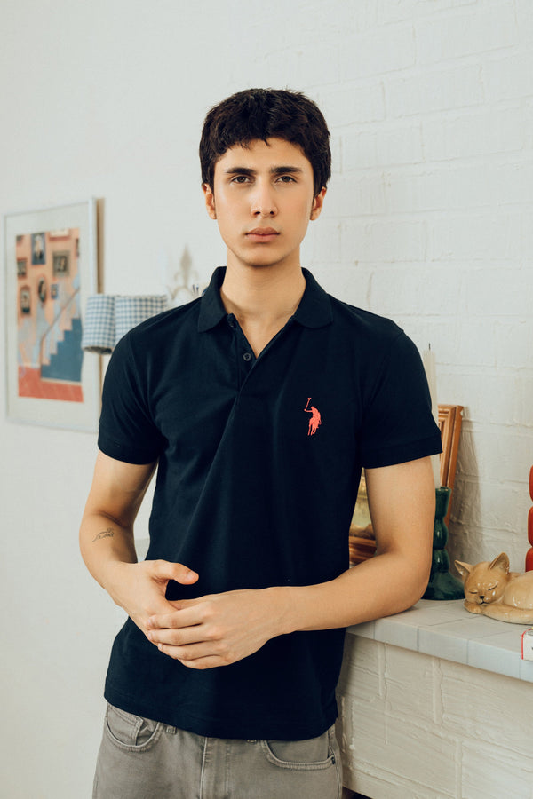 Elo Polo Republica Men's Signature Pony Embroidered Short Sleeve Polo Shirt Bottle Green