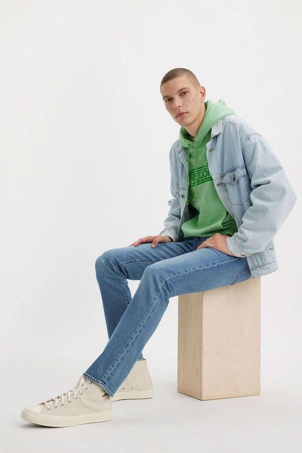 Elo Polo Republica Men's Skinny Slim Fit Premium Denim Blue