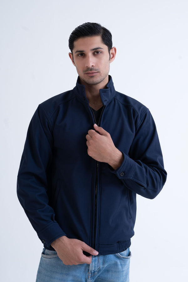 elo Polo Republica Men's Softshell Zipper Jacket Navy
