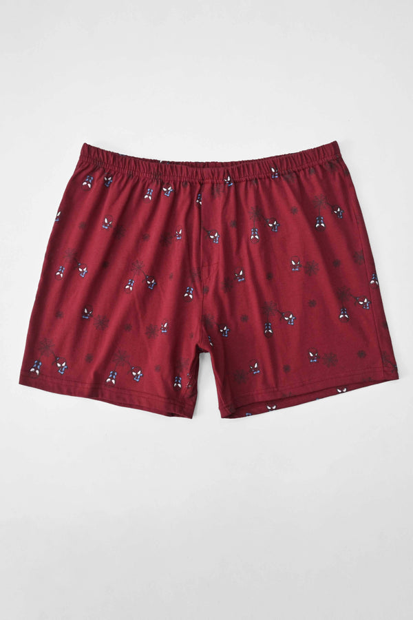 Elo Polo Republica Men's Spiderman Printed Boxer Shorts Slate Grey