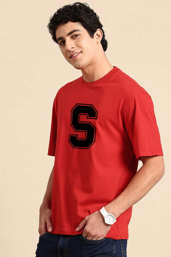 Elo Polo Republica Men's Stay Strong Printed Crew Neck Tee Shirt Red
