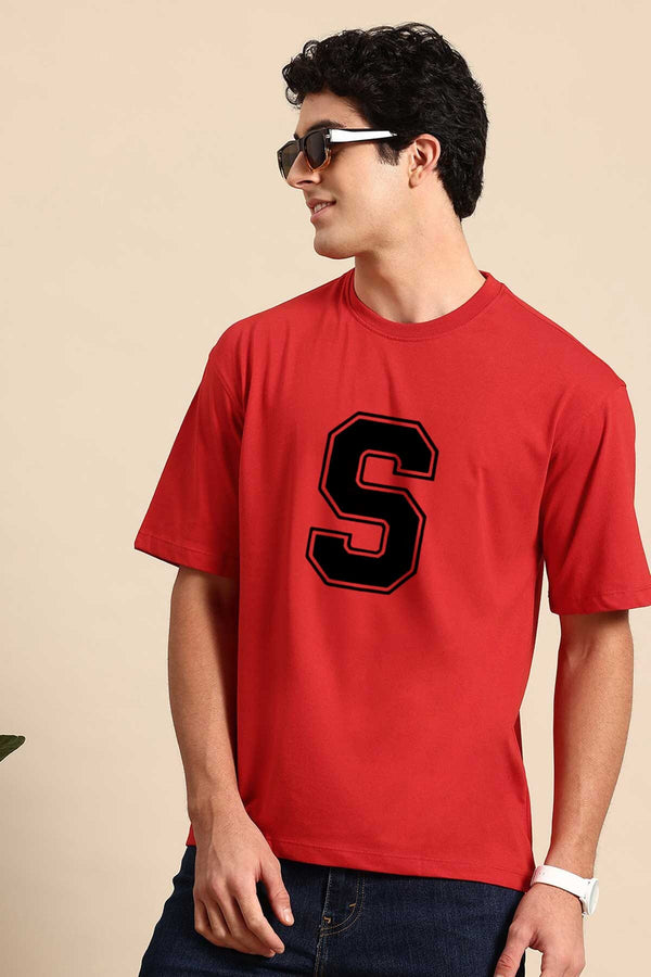 elo Polo Republica Men's Stay Strong Printed Crew Neck Tee Shirt Red