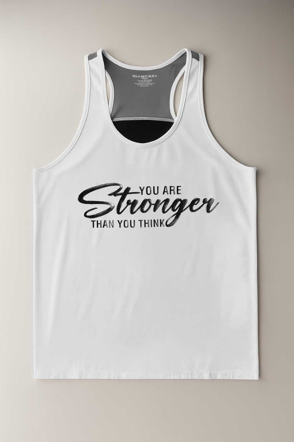 Elo Polo Republica Men's Stronger Activewear Tank Top White