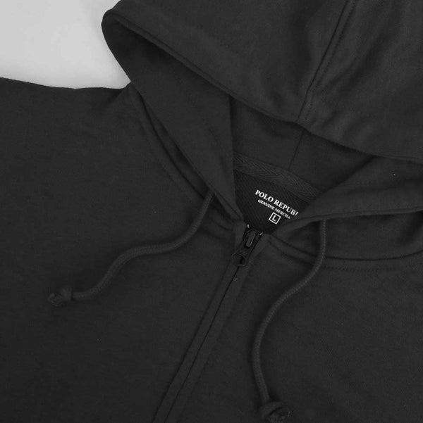 Elo Polo Republica Men's Triple Pony Embroidered Terry Zipper Hoodie Off White