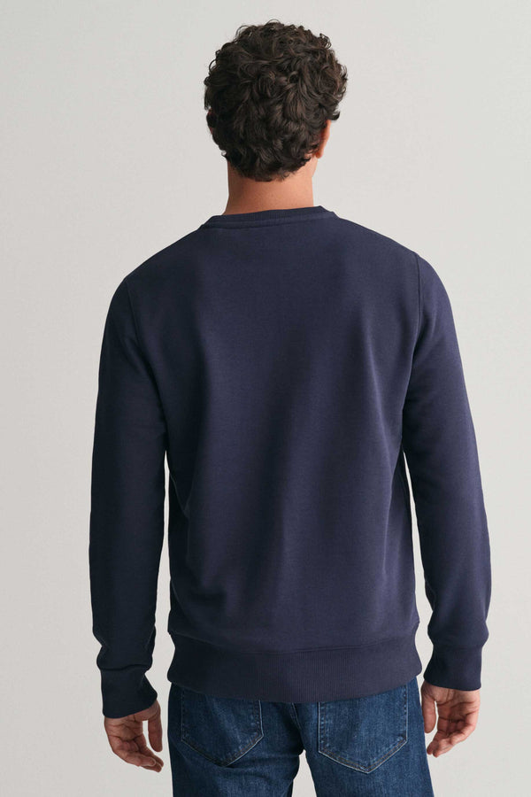 Elo Polo Republica Men's Tropical Paradise Printed Fleece Sweat Shirt Navy