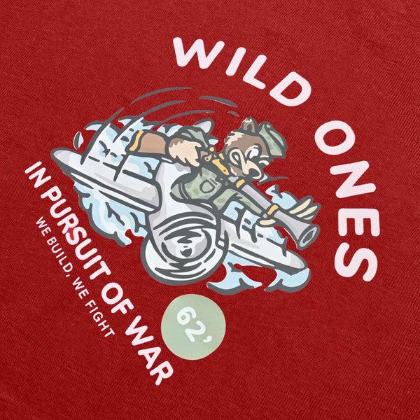 Elo Polo Republica Men's Wild Ones Printed Crew Neck Tee Shirt Red